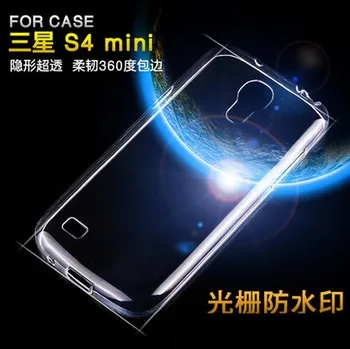 Samsung Galaxy S4 Mini i9190 9190 arka kapak İçin 0.3 mm Ultra-İnce Tam Şeffaf telefon kılıfı
