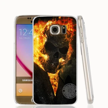Samsung Galaxy S7 edge için HAMEİNUO Kafatası Hayalet cep telefonu kılıfı ARTI Ücretini S6'yı S5 S4 S3 MİNİ