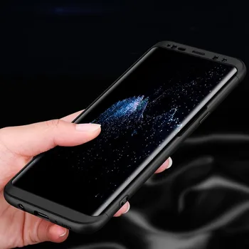 Samsung İçin 20 İnçlik Samsung Galaxy S9 Galaxy İçin 360 Koruma Kılıfı Artı S7 Kenarındaki Bu Lüks Kapak Artı Durumda Not 8 Vaka