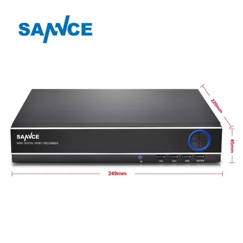 SANNCE CH 4İN1 1080N CCTV DVR Güvenlik Sistemi Tam D1 H. 264 P2P cloud HDMI Motion uzaktan telefon İzleme host tespit