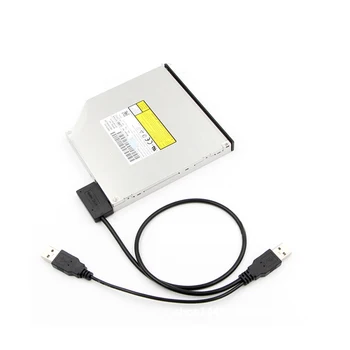 SATA CD/DVD Optik Sürücü Adaptör Kablosu Düşmesi için İnce Sıcak Satış Dizüstü USB 2.0 7+6 13Pin İnce Kargo