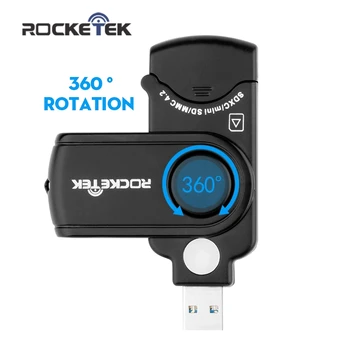 SD Kart için Rocketek USB 3.0 Bellek Kart Okuyucu,TF, micro SD Kart ve telefon usb OTG kart okuyucu adaptör sdxc sdhc ücretsiz kargo