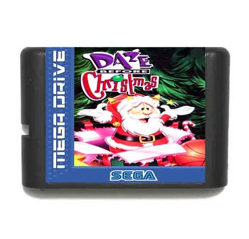 Sega Genesis İçin İçin Daze Noel'den Önce 16 bit SEGA MD Oyun Kartı Mega Drive
