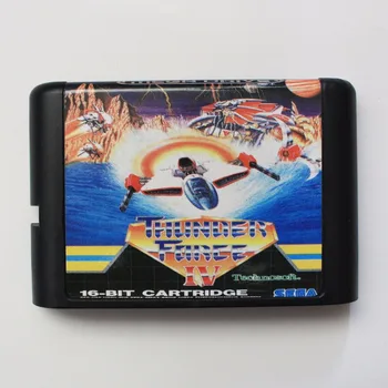 Sega Genesis İçin İçin Thunder Force IV 16 bit SEGA MD Oyun Kartı Mega Drive