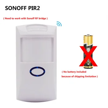 Sektörün Sonoff PİR2 PIR Kablosuz Pasif sonoff rf Köprüsü ile Dedektör hırsız Alarmı, Akıllı Ev Güvenlik Sistemi Kızılötesi