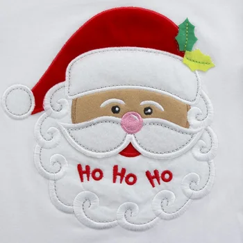 Sevimli Kız Bebek Noel Ağacı Noel Baba Kıyafeti Elbise Üst T-Shirt Tutu Elbise Kostüm Parti 12 Boyutu Elbise Ayarlamak-5Y
