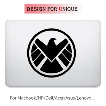 Shield ajanları Apple Macbook Air Retina 11 12 13 15 inç Vinil Mac Mi Yüzey Kitabı Cilt Etiketi Laptop Sticker Notebook