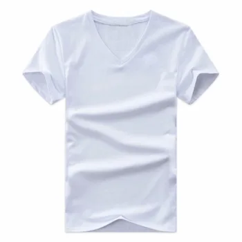 -Shirt V-Boyun erkek T Artı Boyutu S-5XL T shirt Erkek Yaz Kısa Kollu T Shirt Marka Erkek t-Shirt Erkek Camiseta Elbise