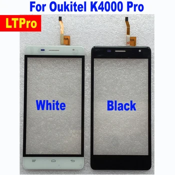 Siyah Cam Panel Dokunmatik Ekran dijital dönüştürücü TP Oukitel K4000 Pro Sensör Telefonu Parça Değiştirme İçin Çalışma LTPro Yüksek Kalite