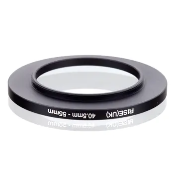 Siyah ücretsiz kargo Adaptörü Ring Filtre(İNGİLTERE) orijinal ARTIŞ 40.5 mm-55 mm 40.5-55 mm 40.5 55 Adım