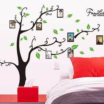 Sonsuza Kadar Aşk Duvar Sanat Pvc Duvar Yatak Odalı Aile Fotoğraf Çerçevesi Ağaç Duvar Çıkartmaları Ev Dekorasyonu Oturma Odası Diy Posterleri Çıkartmaları