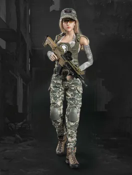 Spor iç çamaşırı İle Mnotht 1/6 Ölçekli Kadın Asker FG048 Taktik Kadın tetikçi serisi Takım/Beyzbol şapkası/Savaş botları/pantolon