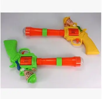 Starry çocuklar projeksiyon oyuncak tabanca, oyuncak tabanca elektrikli müzik flash, çocuk oyuncakları elektrikli silah güvenliği satış #9