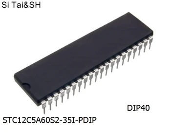 STC12C5A60S2 ücretsiz kargo-12C5A60S2 STC12C5A60S2 35İ-PDİP Yüksek kalite tek çipli mikrobilgisayar