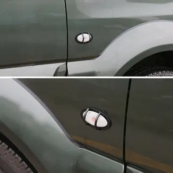 Suzuki Jimny İçin çarpışma Lamba Korumaları Çerçeve Araba-Metal Yan Çamurluk Sinyal Işık Kapağı Trim Anti Şekillendirme Aksesuarları 2012-15
