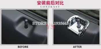 Suzuki Jimny Kırmızı/Parlak Gümüş İç Kapı Kilidi Pın Topuzu Trim için 2007-2 adet Kapak