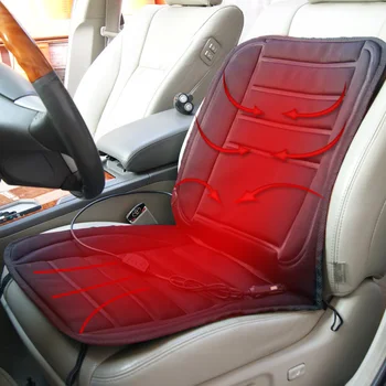 Sıcak Araba koltuk minderi ısıtmalı 12 V ısıtmalı araba minderi tek koltuk minderi yastığı kış araba malzemeleri ısıtmalı