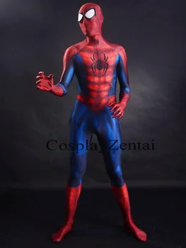Sıcak Satış Göz Cosplay Cadılar Bayramı Partisi için 3D Gölge Desen Spiderman Kostüm Gözlük