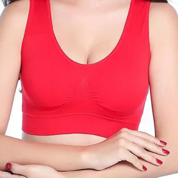 Sıcak Satış Yumuşak Rahat Spor Sütyen Kadın Moda Kadın Giyim İç giyim en Kaliteli iç Çamaşırı S-3XL Üstleri İtme Yastıklı