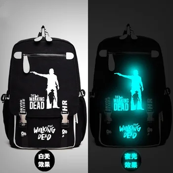 Sırt çantası Messenger Aydınlık Kitap Çanta Okul Seyahat Çantaları Kanat Gelecek Olan Walking Dead Hediye Anime