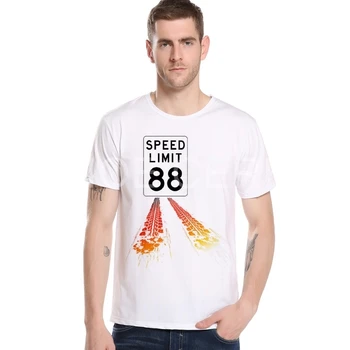 T-yaz Moda Hız Sınırı 88 Erkek Gelecek Filmi İçin Geri Gömlek 7 M12 t-Shirt Erkekler Kısa Kollu T-shirt#