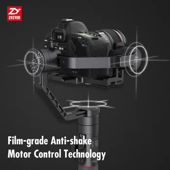 Takip Odak Tripod Kamera ile Tüm DSLR Kameralar için Zhiyun zhi yun Resmi Vinç 2 Yeni Sabitleyici Gimbal Kablo Kontrol