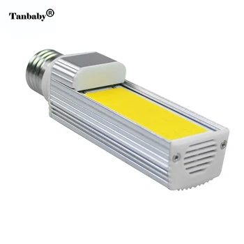Tanbaby COB 10W Ampul 7W 10W E27 ışık lamba 180 derece Mısır ampul Beyaz AC85-265V Yatay Tak Spot sarkıt LED