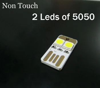 Taşınabilir Sıcak Satış Mini Beyaz USB Güç 5 V LED Ampul Gece lambası Tüp Cep Kartı Spot Lamba