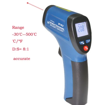 Taşınabilir video termometre silah Sanayi termokupl derece hassas kontaksız lazer termometre derece Kızılötesi
