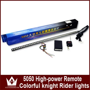 Tcart Otomatik Şerit Tarama Knight Rider 54CM süratli Uzaktan Kumanda RGB Ranger Işıklar 147 model Mitsubishi ASX İçin Led Işıklar LED
