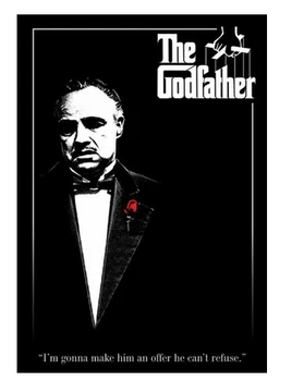 The Godfather Poster Özel Tuval Poster, Art Ev Dekorasyon Kumaş Kumaş Duvar Poster Baskı İpek Kumaş