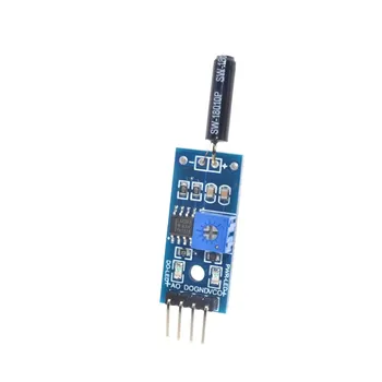 Titreşim Sensörü SW18010P Titreşim Arduino için alarm sensör modülü anahtarı Normal olarak Açılır Tip Modül