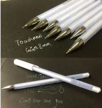 Touchnew Vurgulamak Blender Beyaz Mürekkep Kalem Marker 0.8 mm Mikro Pigment Grafik resim Kalemleri Anime Çizim Malzemeleri İşaretleri Çizmek