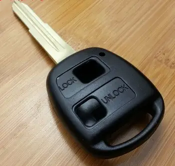 Toyota Hiace Uzaktan anahtar Kabuk 2 Düğme İçin boş bir Araba Anahtarı Durumunda Anahtarsız Giriş Fob Durumunda TOY41 Bıçak