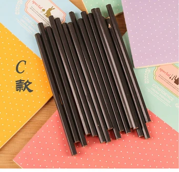 (Tt-4328)öğrenci kırtasiye ofis malzemeleri için 10 adet/çok Kawaii kız tasarım ahşap kurşun kalem