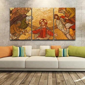 Tuval üzerine İsa Mesih duvar sanat resim Sanat Baskılı Çizim yağlı Boya Dekorasyon Ev Baskılı Çerçeveli Dekor TP0019 Sprey