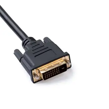 TV A273 için Erkek Dual Link DVI HDTV 0.3 M HDMI-D Kablo 24+1Pin Erkek Konnektör