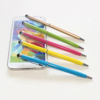 Tükenmez Kalem, sıcak Evrensel 1 2 Tablet Kapasitif Kalemi Samsung için İphone için Dokunmatik Ekran Kalem Mikrofiber