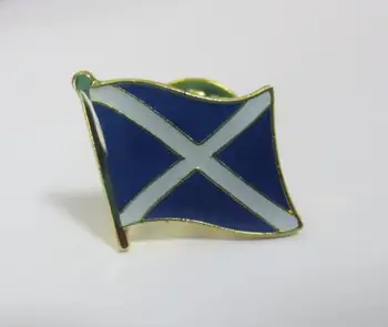 Ulusal Bayrak Metal Yaka Rozeti Bayrak Pin İskoçya