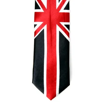 Unisex Freizeit Krawatte Sıska Schmale Krawatte - Union Jack