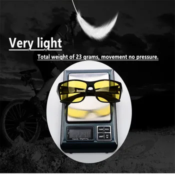 Unisex HD Sarı Lens Gözlük UV 400 Sürücü Sürüş Gözlüğü Gece Görüş Gözlüğü Araç Gözlüğü Erkek Kadın güneş Gözlüğü