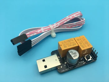 USB İzleme Kartı BTC Miner Madencilik Makine Bilgisayar Oyunları İçin Modülü Zamanlayıcı Bir Buttoon Boot Mavi Ekran Yeniden İzle Köpek Anahtarı