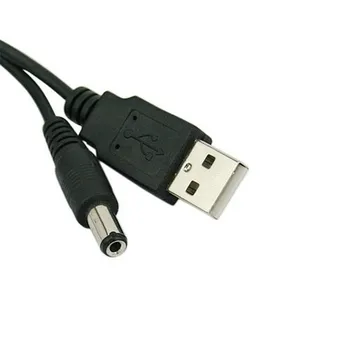 USB Portuna 5.5 mm / 2.1 mm 5 V DC Barrel Jack Güç Kablosu Konnektör