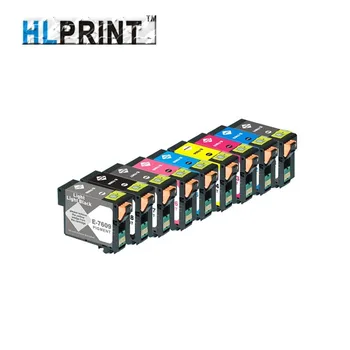 Uyumlu epson Mürekkep Kartuşu yazıcı SC için T7601 T7602 T7603 T7604 T7605 T7606 T7607 T7608 T7609-P600 P600 pigment 9pcs/lot