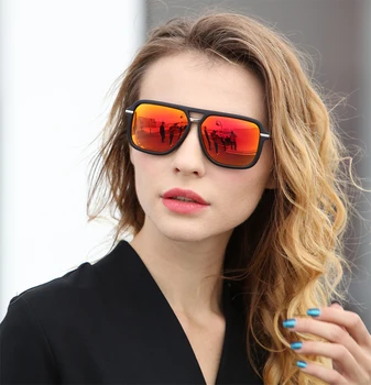 Uzun Bekçisi Klasik Erkek Güneş Gözlüğü Yüksek Kaliteli Polarize UV400 Kaplama Ayna Kadın Güneş Gözlüğü Gafas Erkek Kutusu İle Eyewears