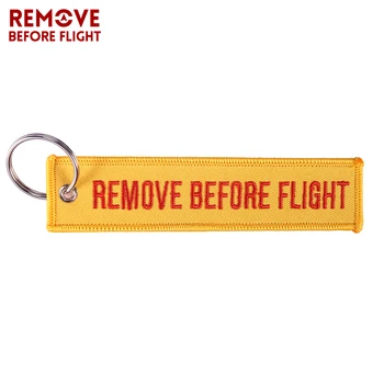 Uçuş Anahtarlık Turuncu Nakış Anahtarlık Bagaj Güvenlik Etiketi Anahtarlık Motosiklet Araba anahtarlıkları Önce Havacılık Hediye için kaldırın