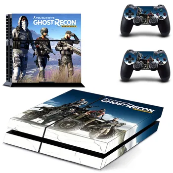 Vinil Sony PlayStation 4 Konsolu İçin Tom Clancy Ghost Recon Sıcaklık PS4 Deri Etiket Çıkartma ve 2 Denetleyicileri PS4 Skin Sticker