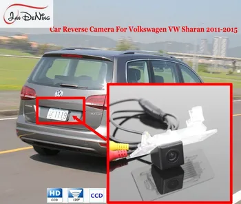 Volkswagen VW Sharan İçin JanDeNing Plaka Işık OEM/ HD CCD Araba dikiz Park/Yedek Ters Kamera 2011-