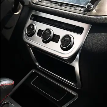 Volkswagen vw Tiguan 2010-2016 oto aksesuarları araba-stil ABS Krom klima ayarı dekorasyon Çerçeve kapak
