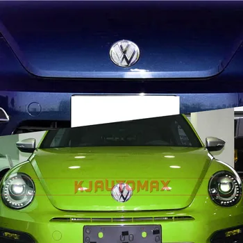 VW İçin KJautomax Volkswagen Böcekleri Ön amblemi Sitcker Bling Rhinestone amblem Logo Dekorasyon
